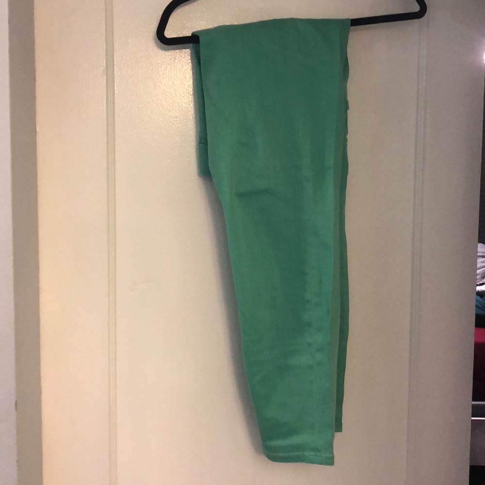 Liverpool seafoam green jeggings